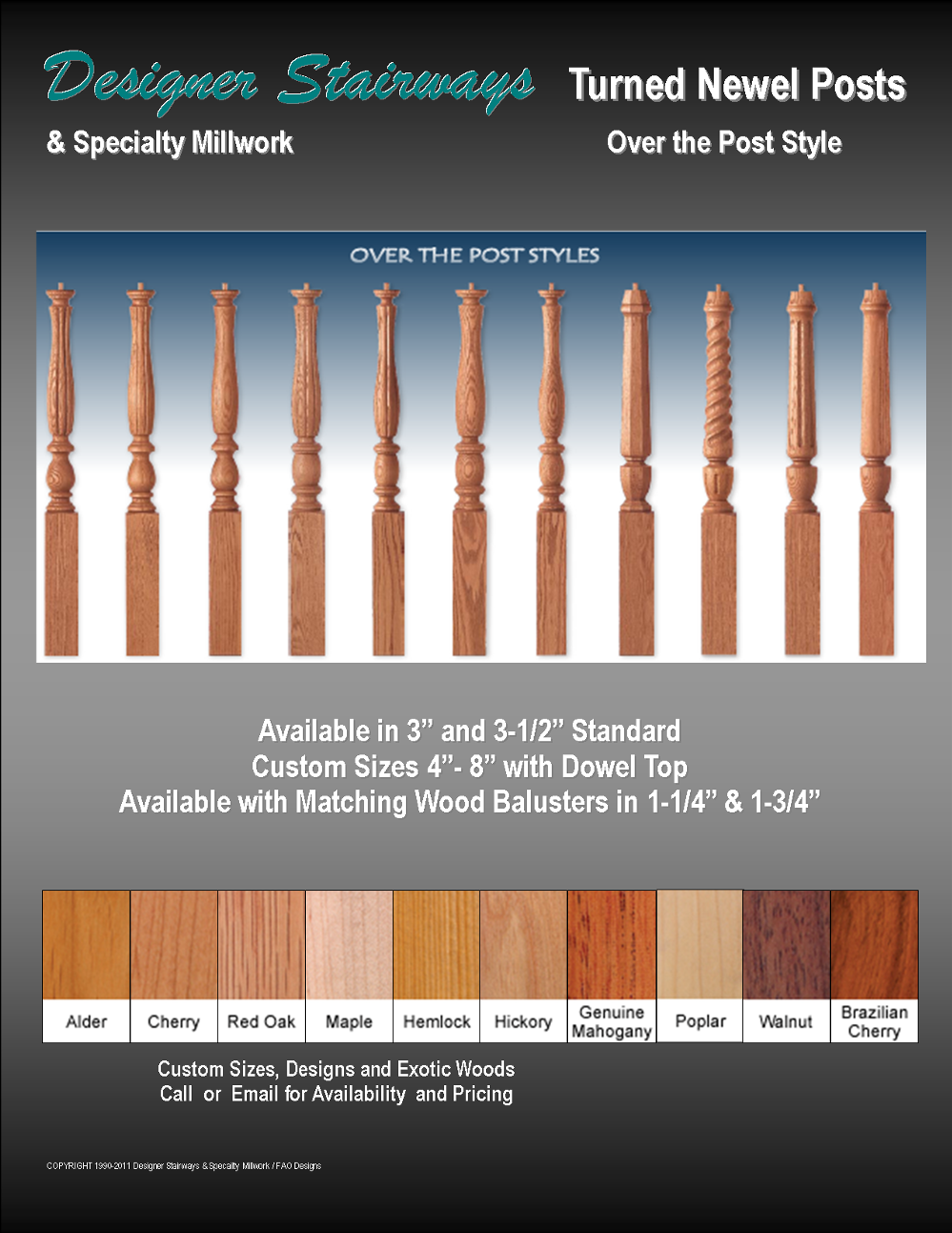 turned newel